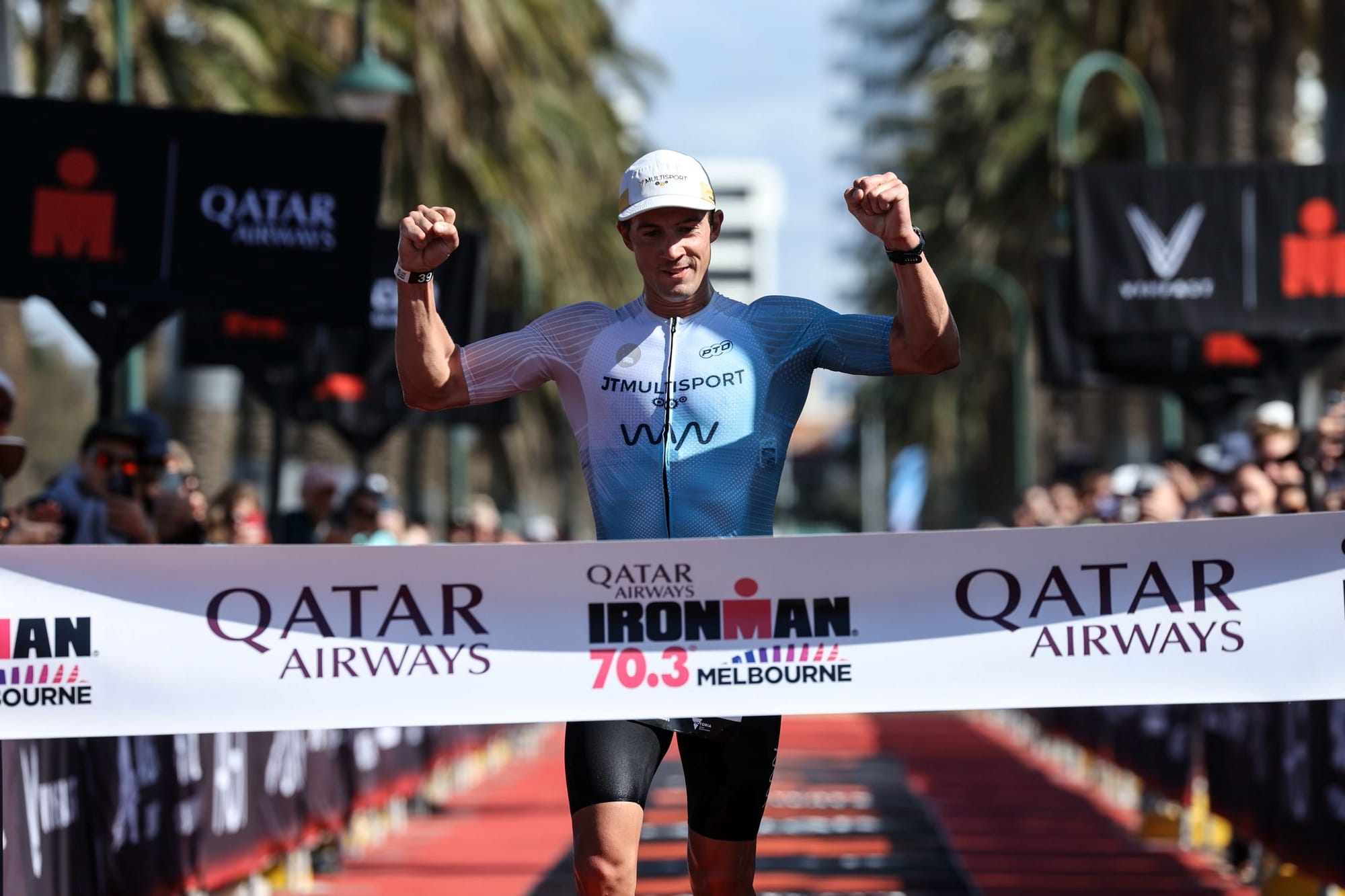 Osborne Powers Through Pack to Claim Maiden 70.3 Victory and Course Record in Melbourne Post image