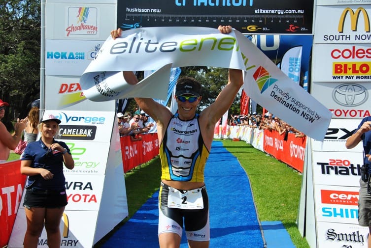 Pete Jacobs wins Huskisson Long Course Triathlon at Jervis Bay Triathlon Festival Post image
