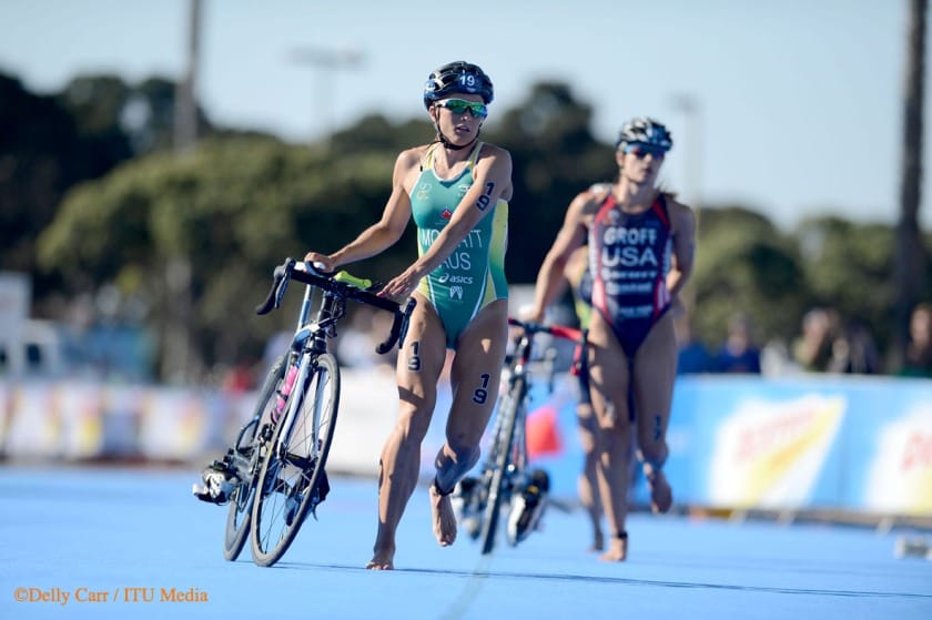 Emma Moffatt takes it to the field at San Diego ITU Triathlon World Series Post image