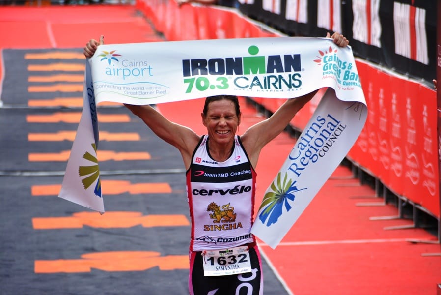 Samantha Warriner wins Ironman 70.3 Cairns 2013 Post image