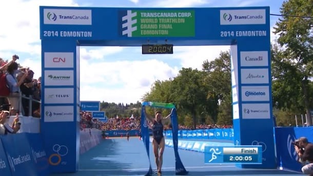 Gwen Jorgensen 2014 ITU Grand Final Champion and World Champion Post image