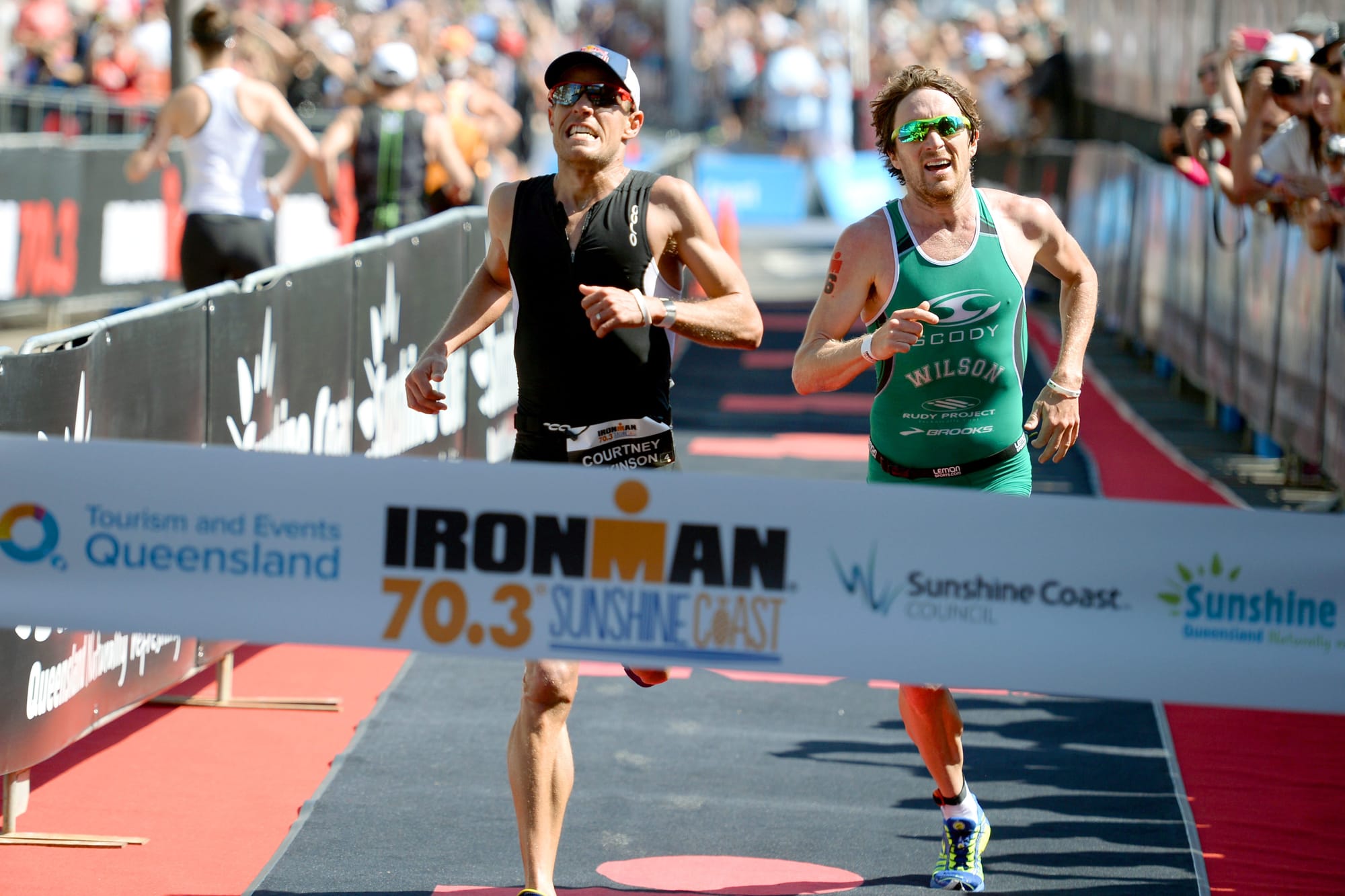 Courtney Atkinson and Caroline Steffen victorious at IRONMAN 70.3 Sunshine Coast Post image