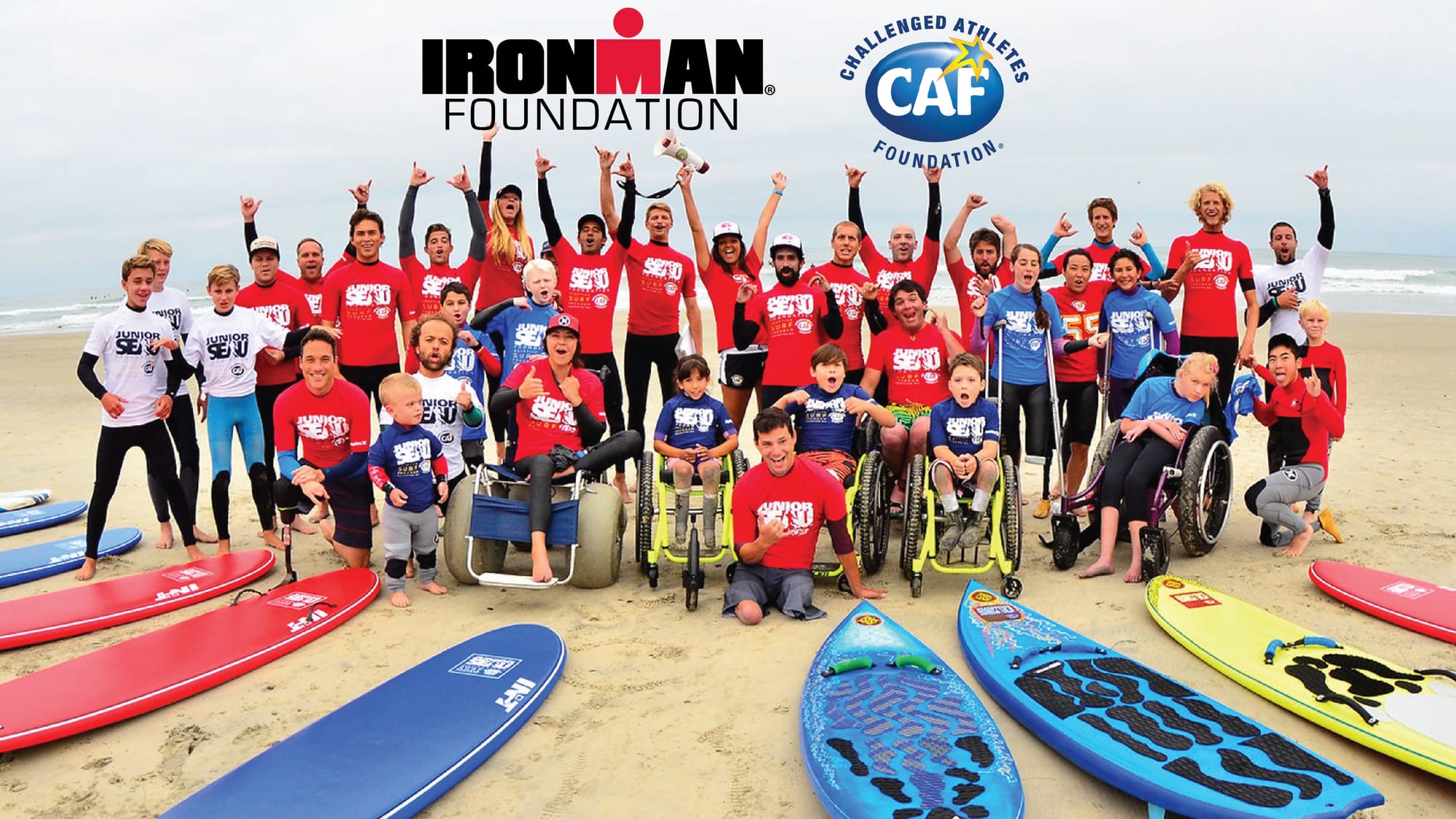 Ironman Foundation and Challenged Athletes Foundation Team Up for Junior Seau Adaptive Surf Clinic in Oceanside Post image