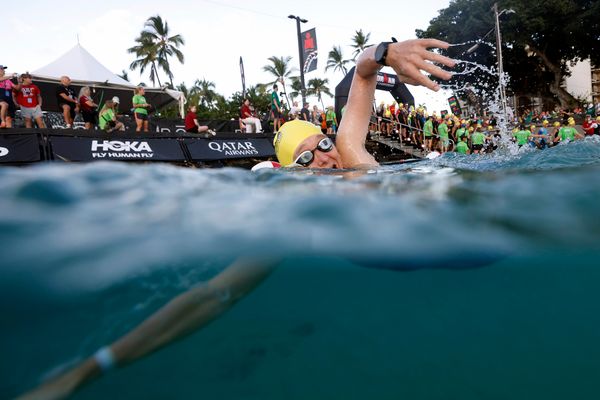Lucy Charles-Barclay Leads; Australia's Sarah Crowley In Top Ten At The Swim Leg Of 2023 Ironman World Championship