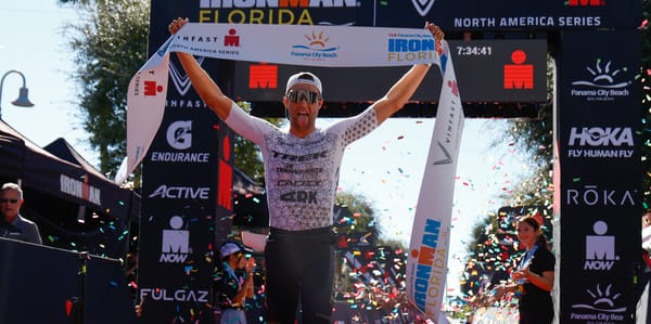 Rudy von Berg and Skye Moench Set Records at Ironman Florida 2023