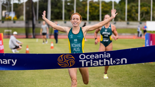 McShane and Schofield Win at Inaugural Oceania Triathlon Super Sprint Championships