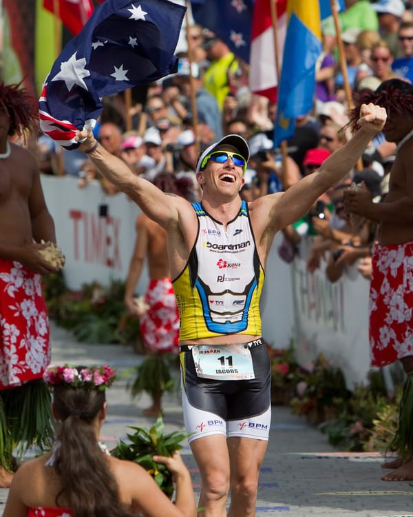 Age Groupers have the chance to train and race with Pete Jacobs in 2012