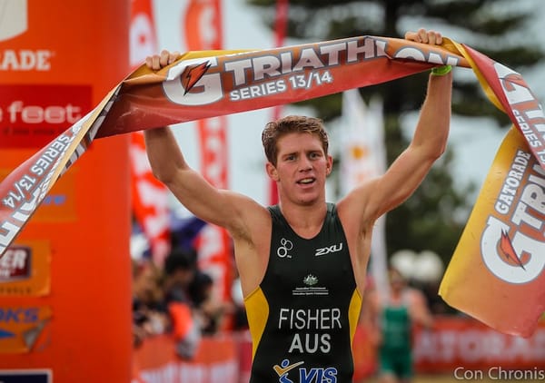 Ryan Fisher and Gillian Backhouse win Elwood OTU Sprint Triathlon Oceania Cup and Australian Sprint titles