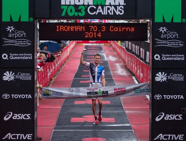 Brad Kahlefeldt and Candice Hammond win Ironman 70.3 Cairns