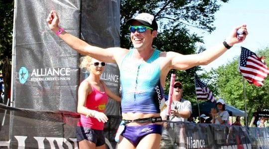 Tim Reed 2014 Ironman 70.3 Buffalo Springs Lake Champion