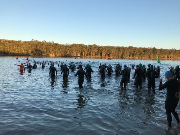 Mitch Dean wins Forster Ultimate Half Triathlon