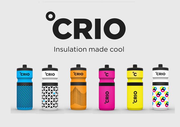 Hate drinking warm water while on a ride? Enter the cool CRIO drink bottle