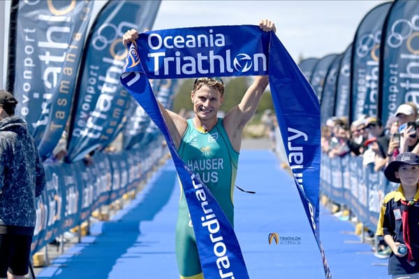 Matt Hauser Secures The Men’s Oceania and Australian Sprint Titles in Davenport