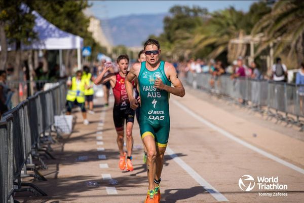 Matt Hauser Runs Into World Triathlon Series Ranking Top Ten in Cagliari
