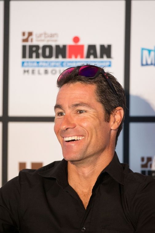 Craig Alexander (AUS) (Three Time World Champion And Defending Champion). Ironman Melbourne Triathlon Press Launch 2013 - Photo By Lucas Wroe