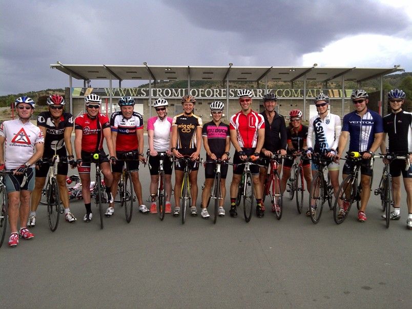 Group Ride (Coach Daz on left)