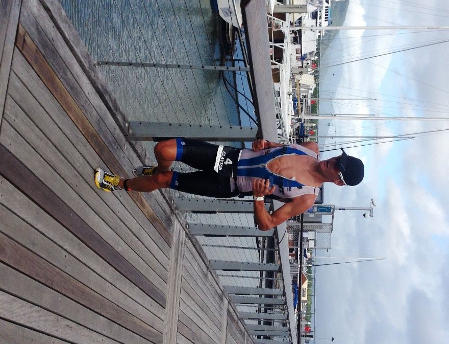 Clayton Fettell getting home at Ironman Cairns