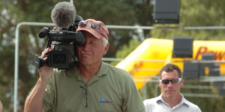 Peter Hemming doing what he loves