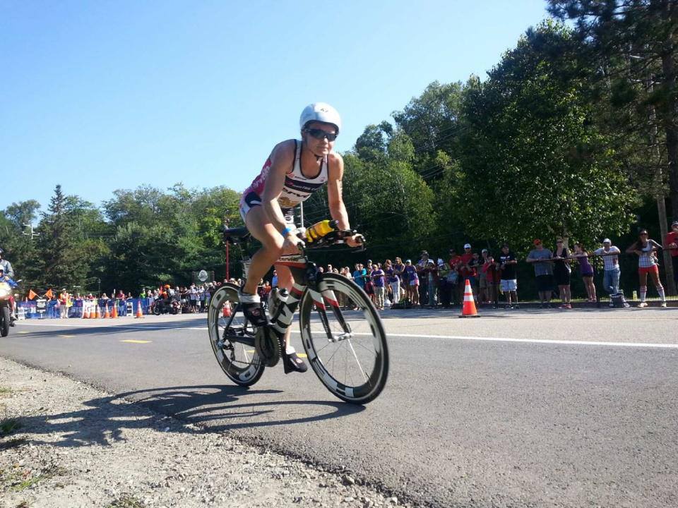 Mary Beth Ellis pushed hard on the bike and never looked back