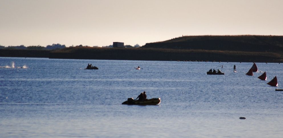 That's James Seear coming around the far can and the rest of the field over to the left -