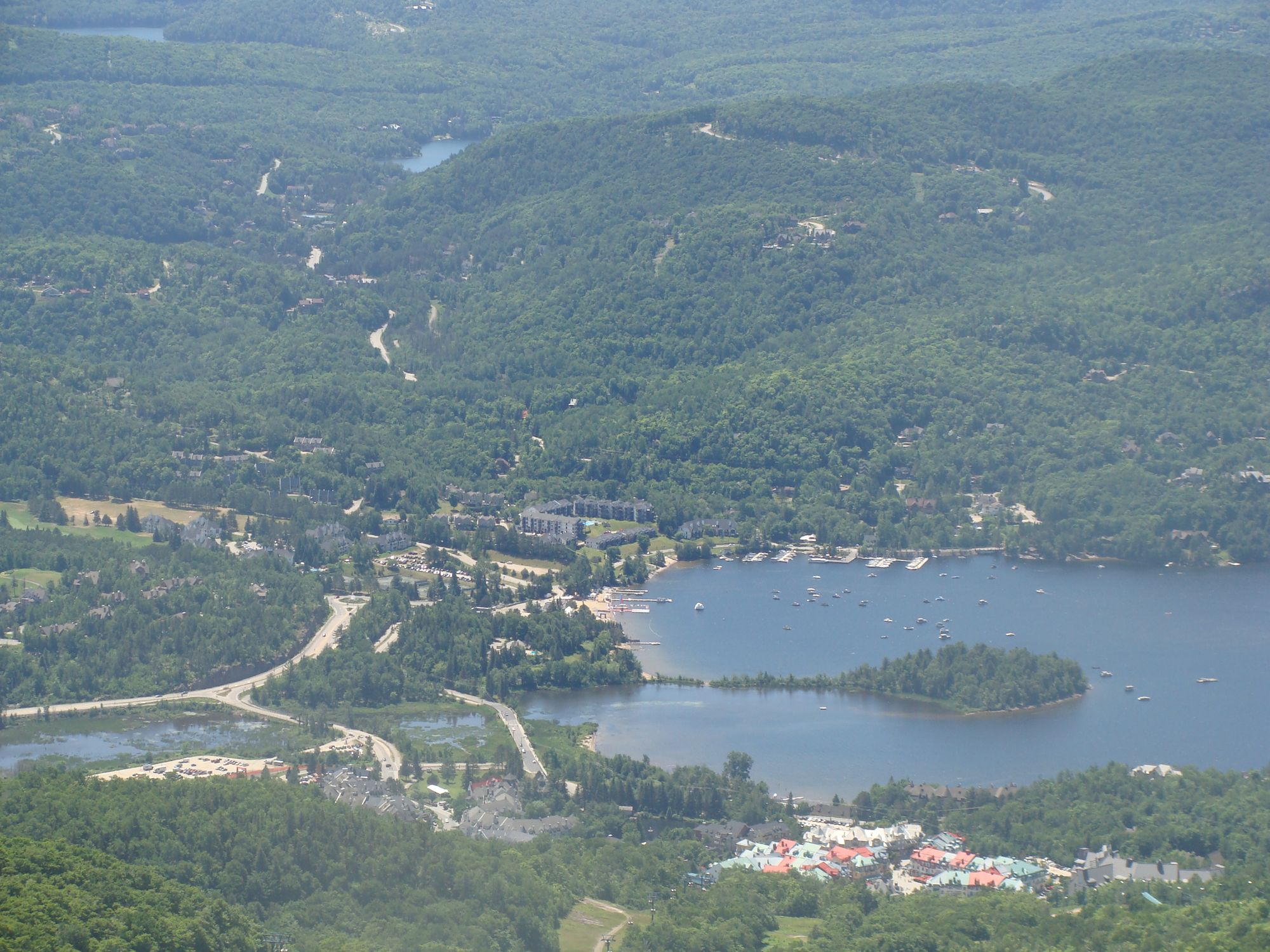 The village and ski resort of Mont Tremblant, QC, Canada. Photo: Author