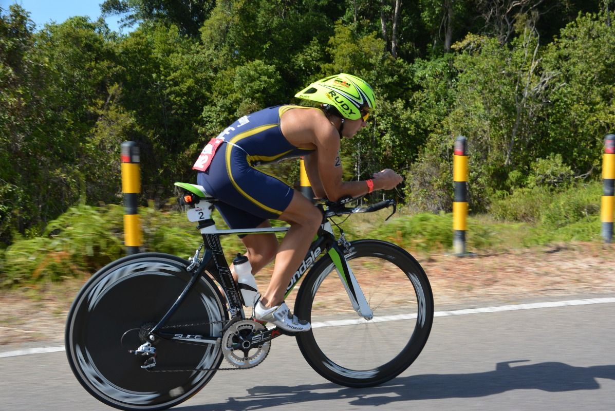 Fredrik Croneborg pushed hard on the bike at 90km and pulled away from Matty White