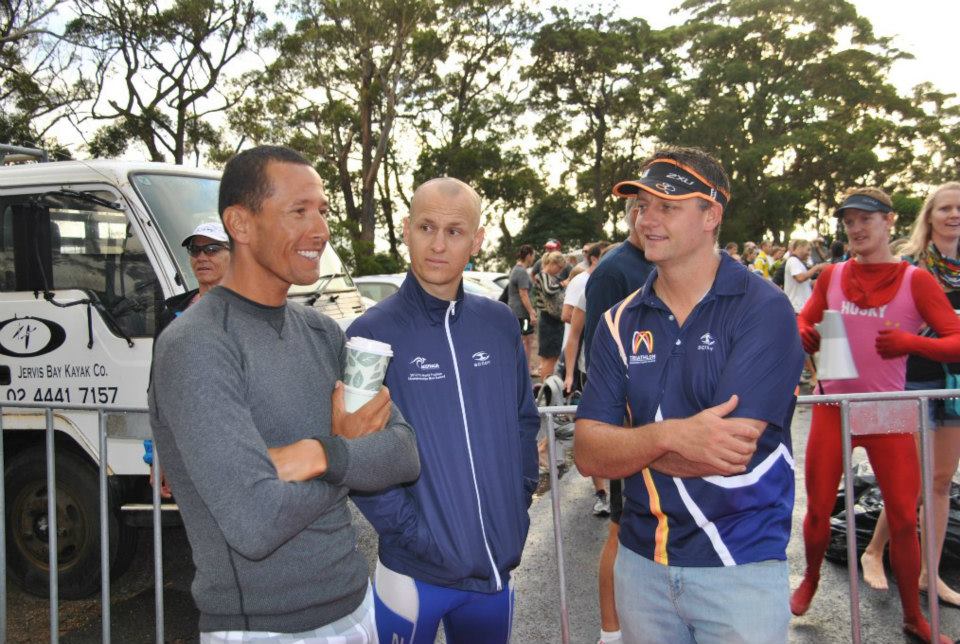 Jonathan with Macca and coach Corey Bacon in Huskisson 20113
