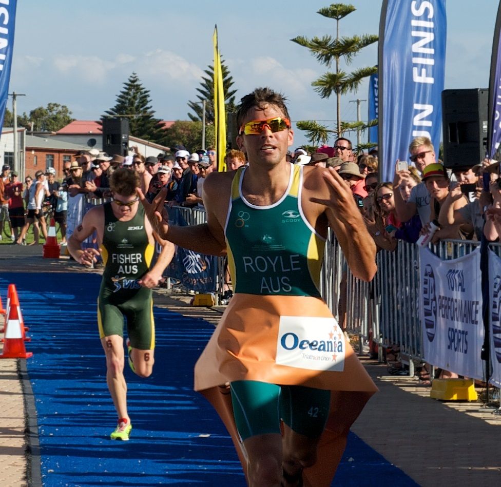 Aaron Royle wins in a sprint finish - Photo Credit: Keith Hedgeland