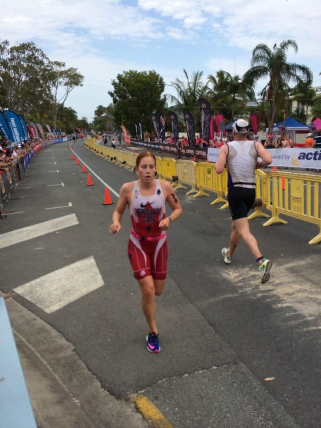Paula Findlay well on the way back from injury ran her way into 2nd in Noosa today 