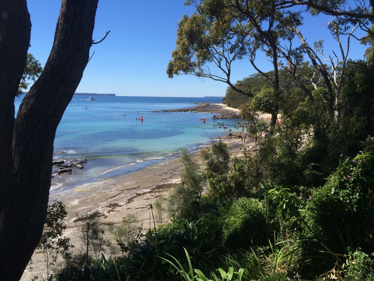 The stunning Hukisson Beach where the swim leg takes place