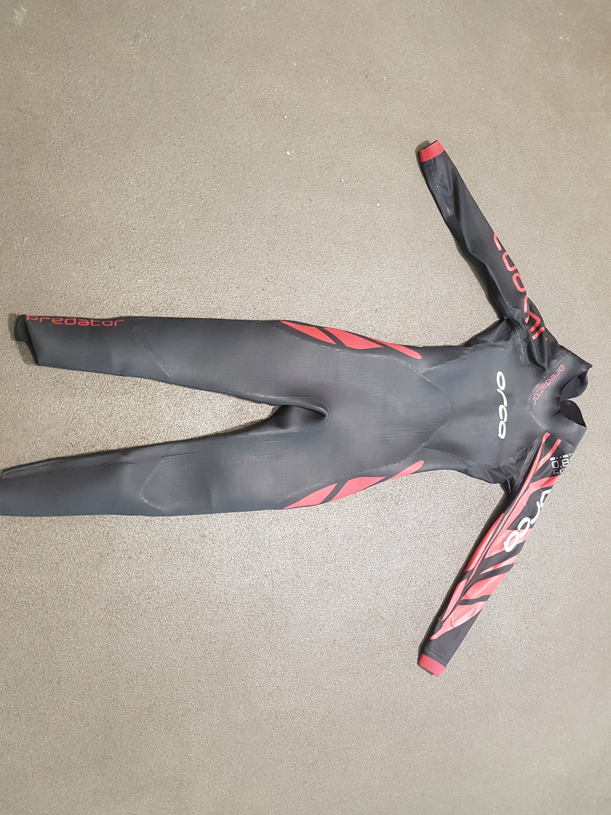 Image of the 2017 Orca Predator wetsuit for triathlon.
